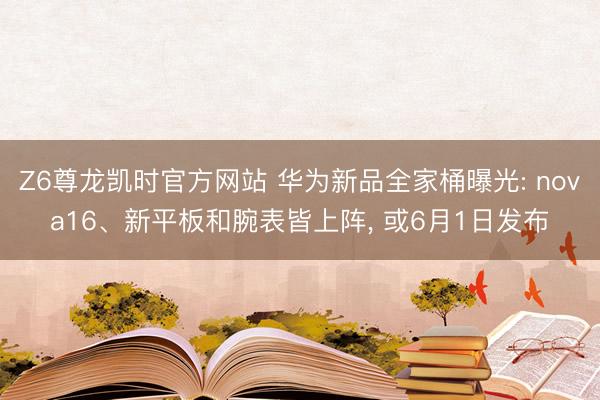 Z6尊龙凯时官方网站 华为新品全家桶曝光: nova16、新平板和腕表皆上阵， 或6月1日发布