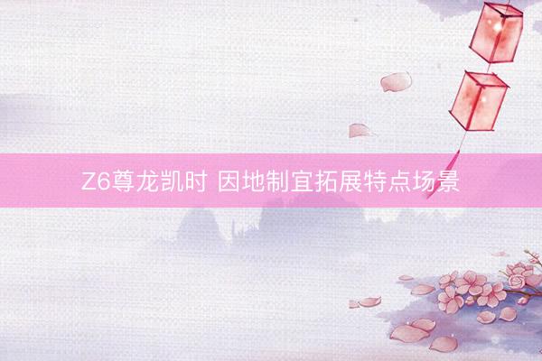 Z6尊龙凯时 因地制宜拓展特点场景
