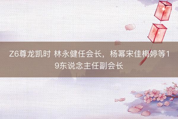 Z6尊龙凯时 林永健任会长,杨幂宋佳梅婷等19东说念主任副会长