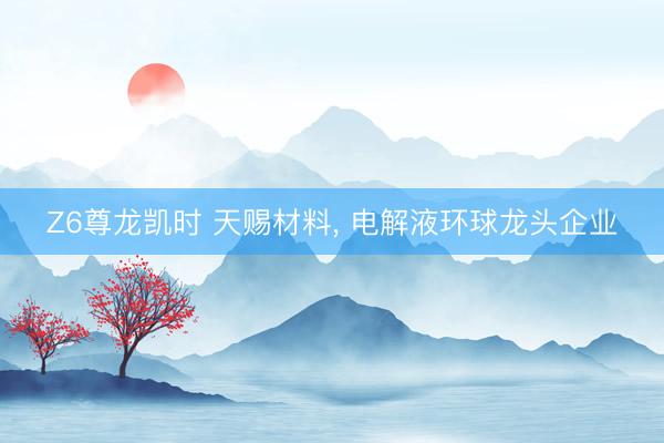 Z6尊龙凯时 天赐材料， 电解液环球龙头企业